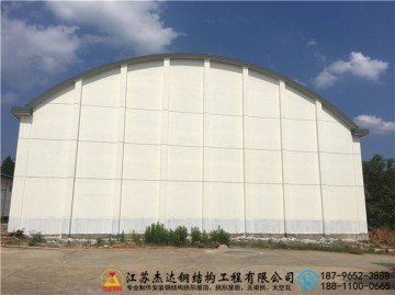 江西萍鄉(xiāng)糧食儲(chǔ)備庫拱形屋頂工程